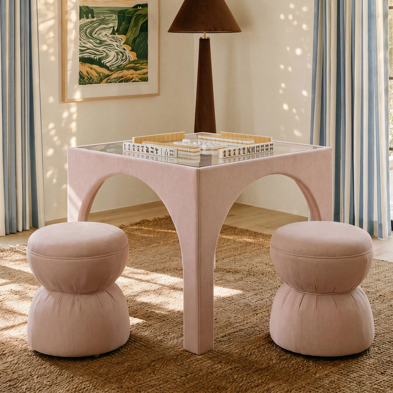 Tomlin - Gaming Ruched Ottoman