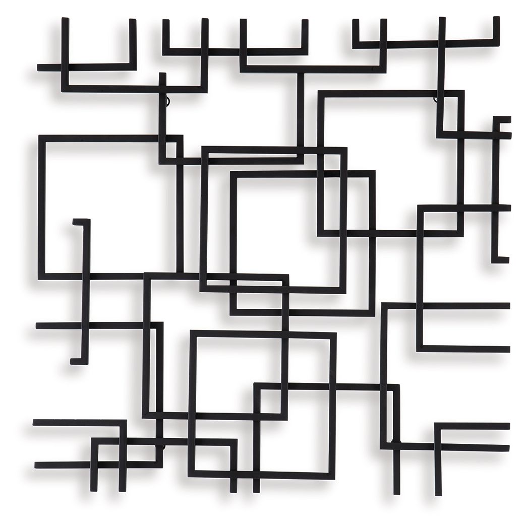 Aadanton - Wall Decor - Black - R&R Furniture Gallery (Fountain Valley, CA)