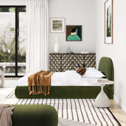 Archie Puffy Grounded - Upholstered Platform Bed - R&R Furniture Gallery (Fountain Valley, CA)