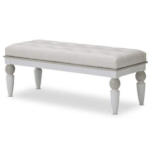 Sky Tower - Bedside Bench - Ice / Cloud White - R&R Furniture Gallery (Fountain Valley, CA)
