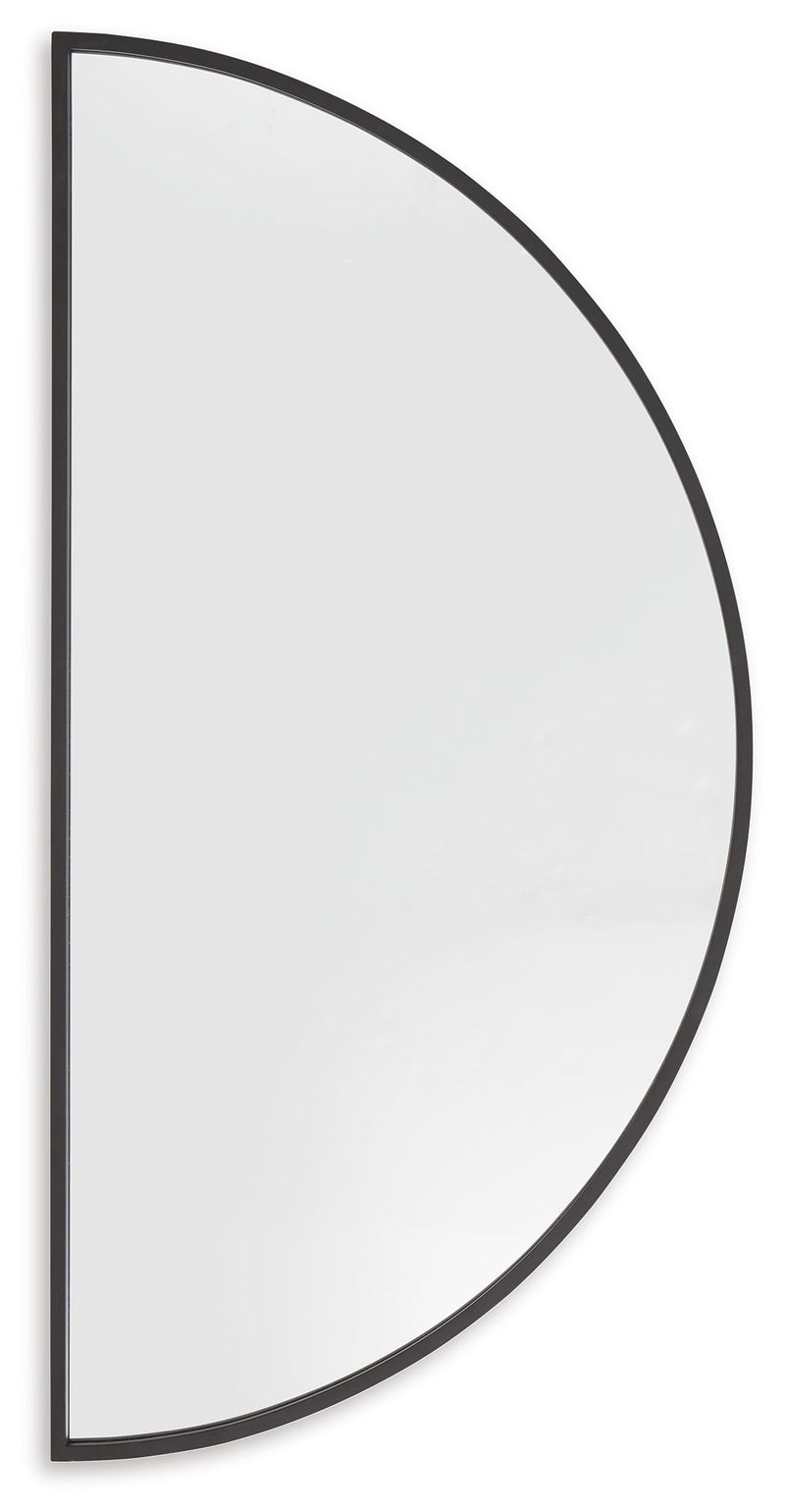 Denlow - Accent Mirror - Black - R&R Furniture Gallery (Fountain Valley, CA)