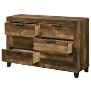 Morales - Dresser - Rustic Oak - R&R Furniture Gallery (Fountain Valley, CA)