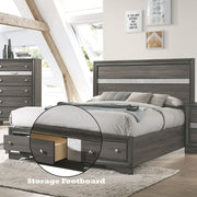 Naima - Bed w/Storage - R&R Furniture Gallery (Fountain Valley, CA)