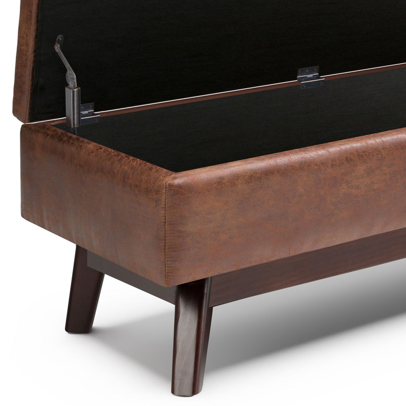 Owen - Upholstered Rectangular Storage Ottoman - R&R Furniture Gallery (Fountain Valley, CA)