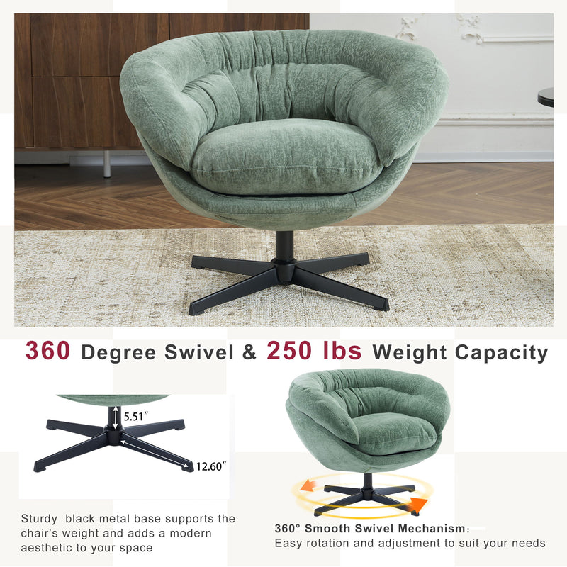 Modern Office Chair With 360 Degree Swivel - R&R Furniture Gallery (Fountain Valley, CA)