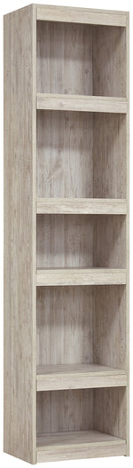 Willowton - Pier - 4 Shelves - Whitewash - R&R Furniture Gallery (Fountain Valley, CA)