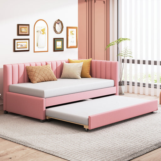 Upholstered Daybed, Sofa Bed Frame, No Box Spring Needed - R&R Furniture Gallery (Fountain Valley, CA)