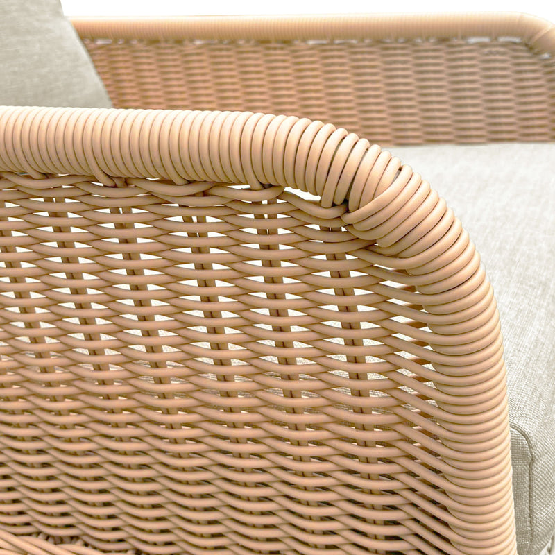 Contemporary Minimalist Wicker Rocking Chair With Soft Cushions And Durable Wooden Frame - R&R Furniture Gallery (Fountain Valley, CA)