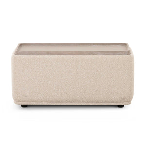 Sylvie - Ottoman Table - Cream - R&R Furniture Gallery (Fountain Valley, CA)