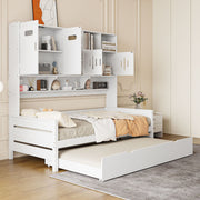 Daybed With All-In-One Cabinet And Shelf - R&R Furniture Gallery (Fountain Valley, CA)