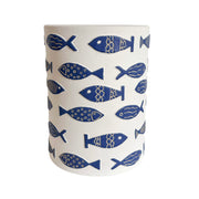 Tempest - Indoor / Outdoor Ceramic Table - Blue Fish - R&R Furniture Gallery (Fountain Valley, CA)