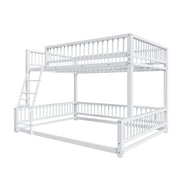 Bunk Bed Frame With Ladder And Safety Guardrails - R&R Furniture Gallery (Fountain Valley, CA)