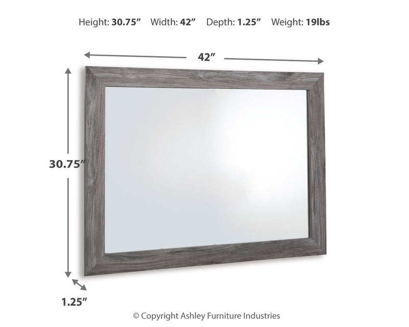 Bronyan - Bedroom Mirror - Dark Gray - R&R Furniture Gallery (Fountain Valley, CA)