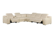 1116 - Power Reclining Italian Leather Sectional - R&R Furniture Gallery (Fountain Valley, CA)