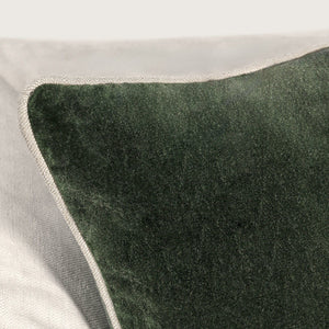 Heirloom Velvet - SLD Pillow - Forest Green