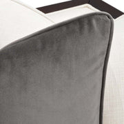 Belmont Place - Sofa - Cream / Espresso - R&R Furniture Gallery (Fountain Valley, CA)