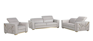 1120 - Leather Living Room Set - R&R Furniture Gallery (Fountain Valley, CA)