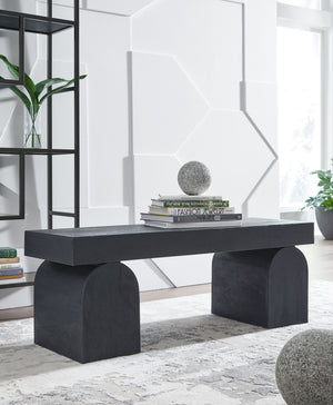 HoLGrove - Accent Bench - Black - R&R Furniture Gallery (Fountain Valley, CA)
