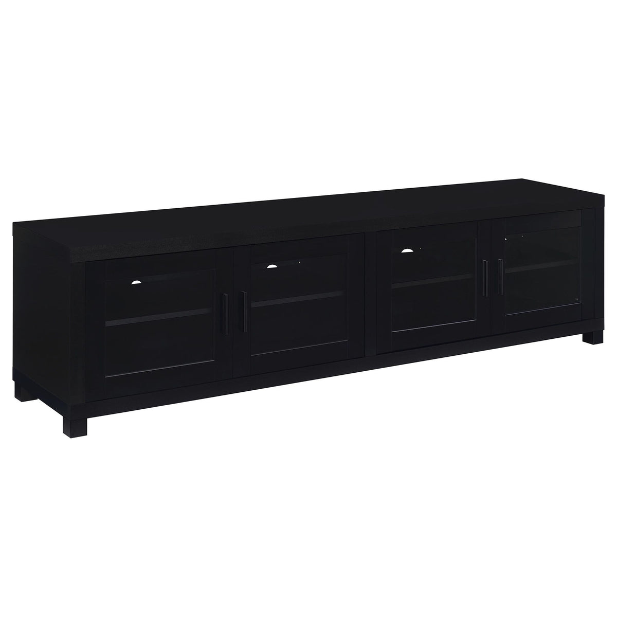 Arnaud - 3 Piece TV Stand Set With Storage - Black