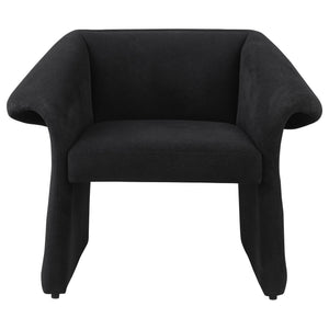 Mcdonald - Upholstered Sloped Arm Accent Chair - Black