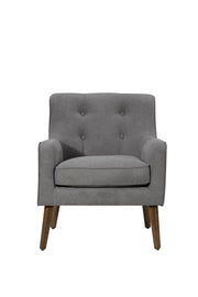 Ryder - Mid Century Modern Woven Fabric Tufted Armchair - R&R Furniture Gallery (Fountain Valley, CA)