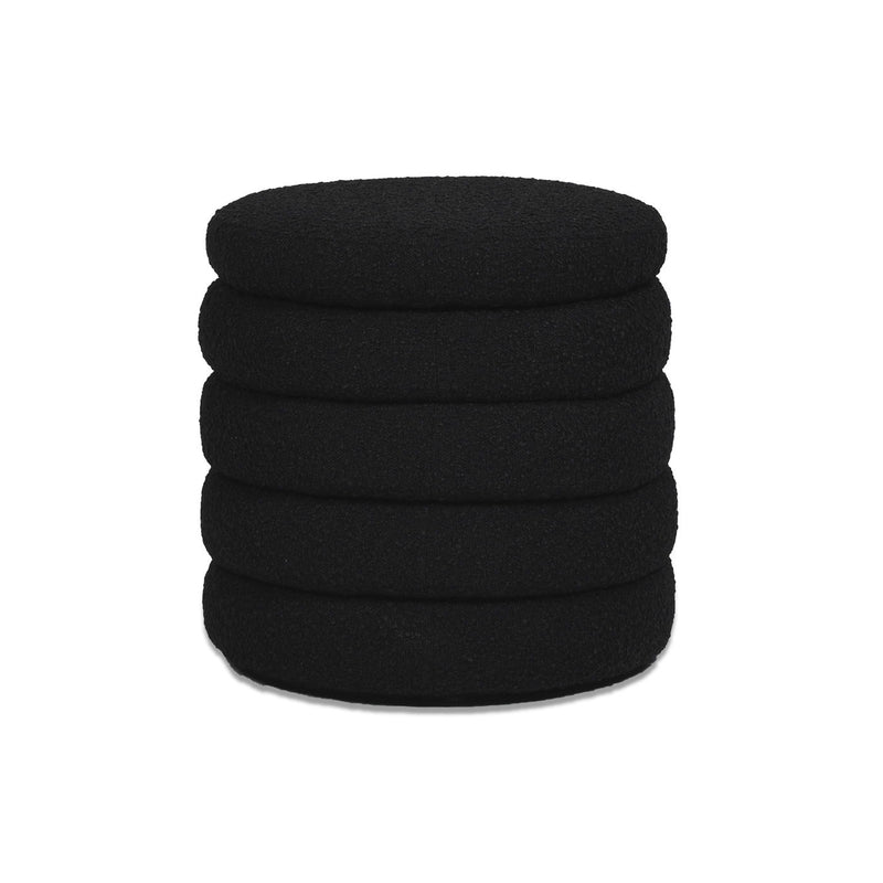 Fuji - Oversized Round Storage Ottoman - R&R Furniture Gallery (Fountain Valley, CA)