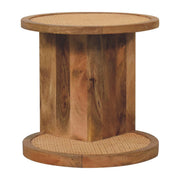 Close Knit Corner End Table - Oak - R&R Furniture Gallery (Fountain Valley, CA)