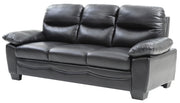 Glory Furniture Marta stationary sofa with plush upholstery and modern design, shown in a cozy living room setting.