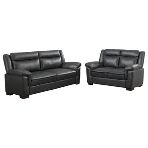 Borden - 2 Piece Living Room Set With Smooth Upholstery - Gray