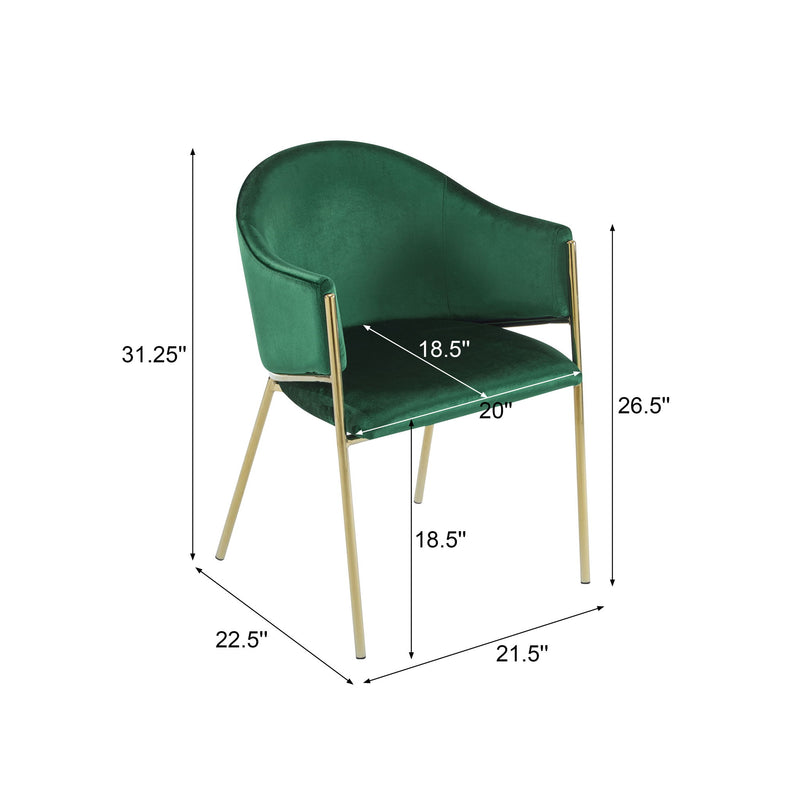 Modern upholstered dining arm chair with frame by Noble House, showcasing a stylish, cushioned seat and sleek design.