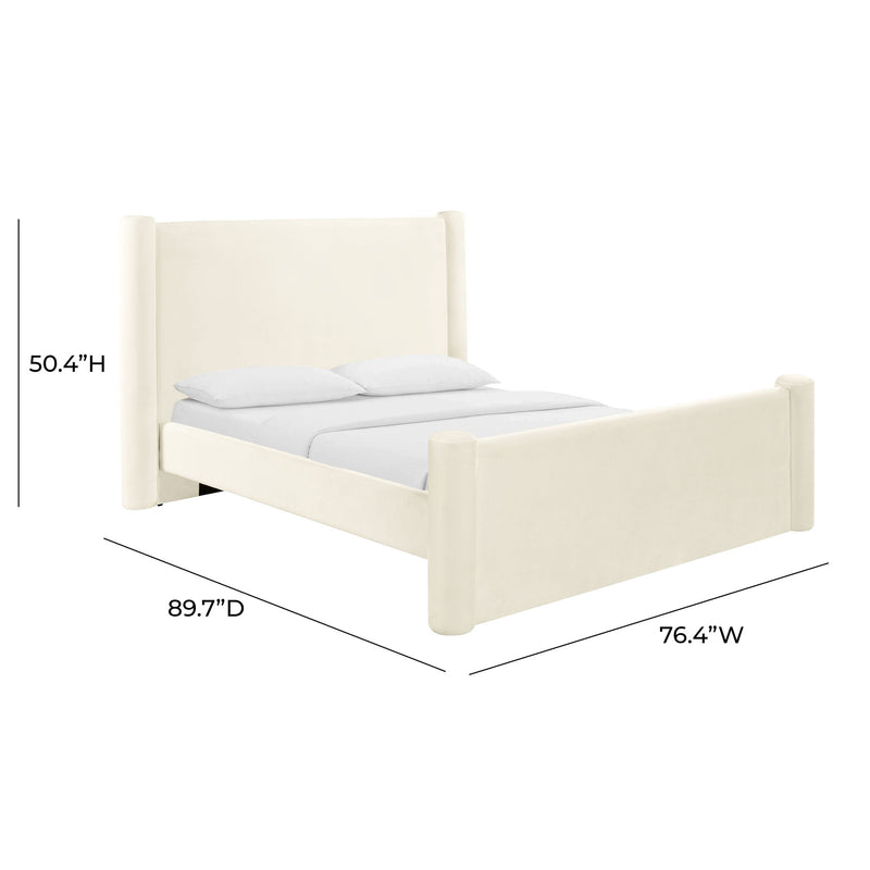 Athara - Velvet Bed - R&R Furniture Gallery (Fountain Valley, CA)