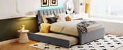 Upholstered Platform Bed With Trundle - R&R Furniture Gallery (Fountain Valley, CA)