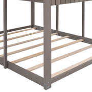 Bunk Bed With Roof, Window, Guardrail, Ladder - R&R Furniture Gallery (Fountain Valley, CA)