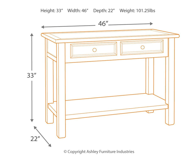 Bolanburg - Sofa Table - R&R Furniture Gallery (Fountain Valley, CA)