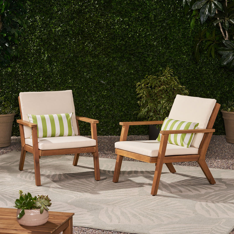 Outdoor Club Chair With Cushion - R&R Furniture Gallery (Fountain Valley, CA)