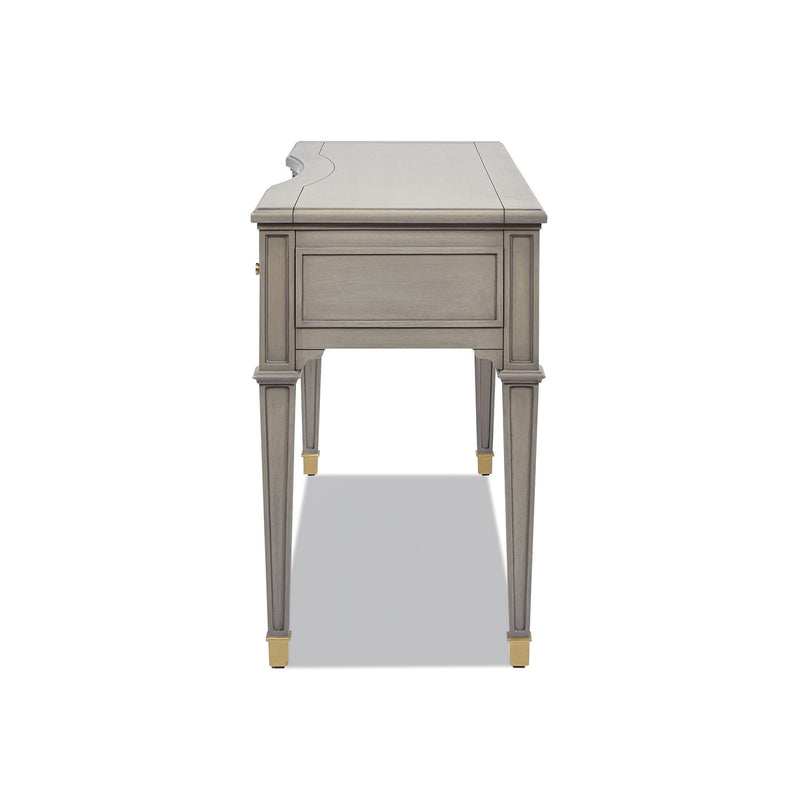Dauphin - 3 Drawer Executive Desk - R&R Furniture Gallery (Fountain Valley, CA)