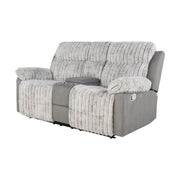 Bruni - Console Reclining Loveseat With Manual Recline - R&R Furniture Gallery (Fountain Valley, CA)