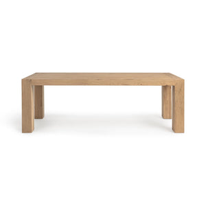Classic Home Bristol dining table with a wooden surface and sturdy legs, ideal for family meals and modern dining rooms.