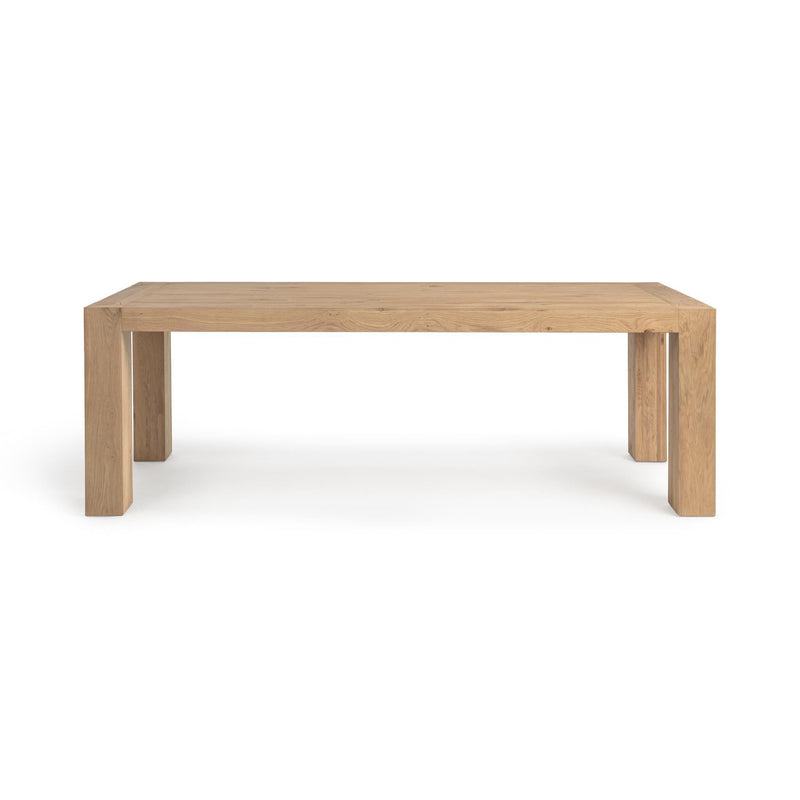 Classic Home Bristol dining table with a wooden surface and sturdy legs, ideal for family meals and modern dining rooms.