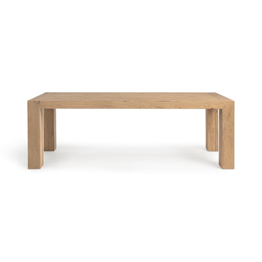 Classic Home Bristol dining table with a wooden surface and sturdy legs, ideal for family meals and modern dining rooms.