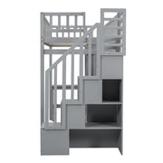 Loft Bed With Bookshelf, Drawers, Desk, And Wardrobe - R&R Furniture Gallery (Fountain Valley, CA)