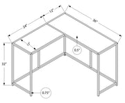 Corner Accent Console Table For Entryway, Contemporary & Modern - Black - R&R Furniture Gallery (Fountain Valley, CA)