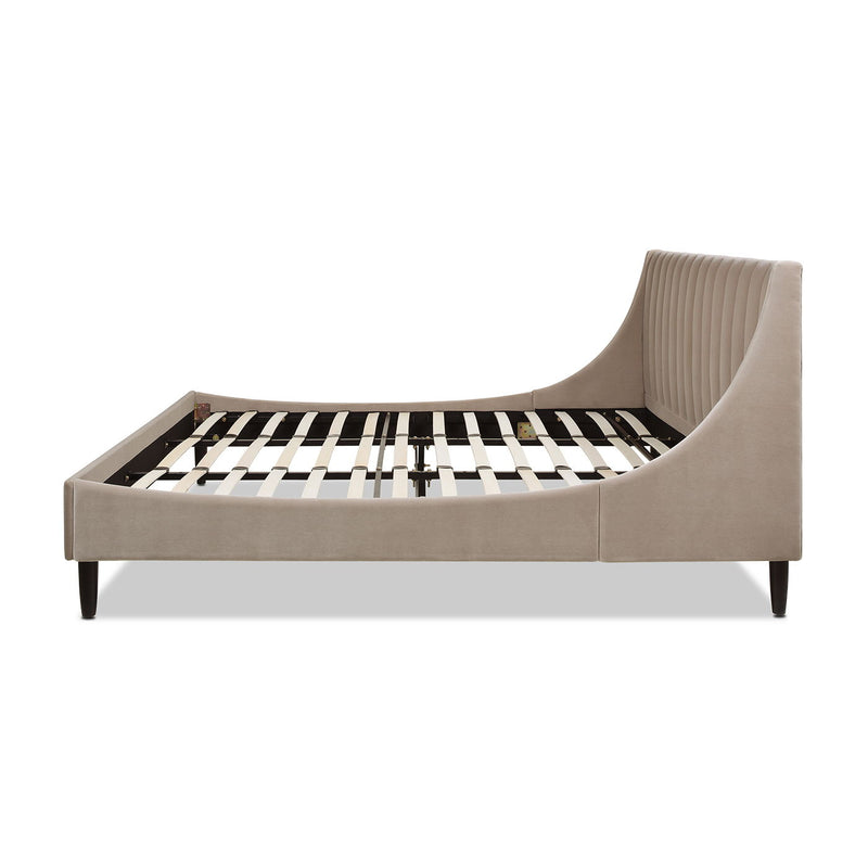 Aspen - Vertical Tufted Modern Headboard Platform Bed Set - R&R Furniture Gallery (Fountain Valley, CA)