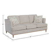 Sofa With 3 Reversable Cushions And 2 Pillows - R&R Furniture Gallery (Fountain Valley, CA)
