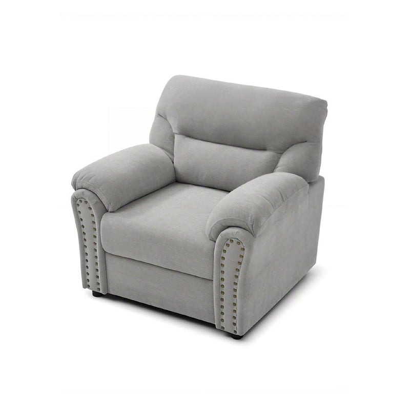 Hamilton - Chair With Hand Applied Nailhead Trim And Pillow Top Arm Cushions - R&R Furniture Gallery (Fountain Valley, CA)