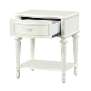 Dorothy - Nightstand With 1 Drawer - Ivory - R&R Furniture Gallery (Fountain Valley, CA)
