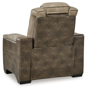 Next-Gen Durapella - Pwr Recliner/Adj Headrest - R&R Furniture Gallery (Fountain Valley, CA)