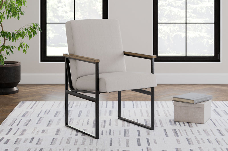 Montia - Home Office Desk Chair - Light Brown - R&R Furniture Gallery (Fountain Valley, CA)