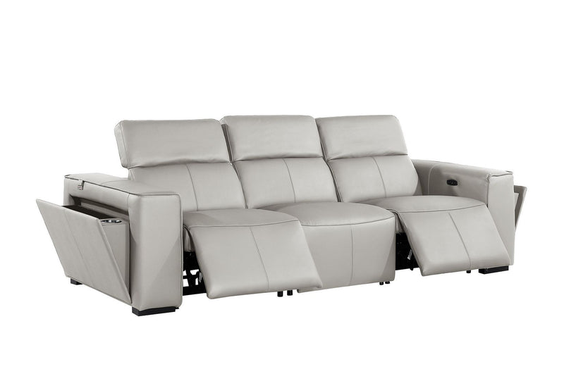 1224 - 7-Piece Modular Power Reclining Sofa, Loveseat & Chair Set In With 5 Power Recliners & Power Headrests