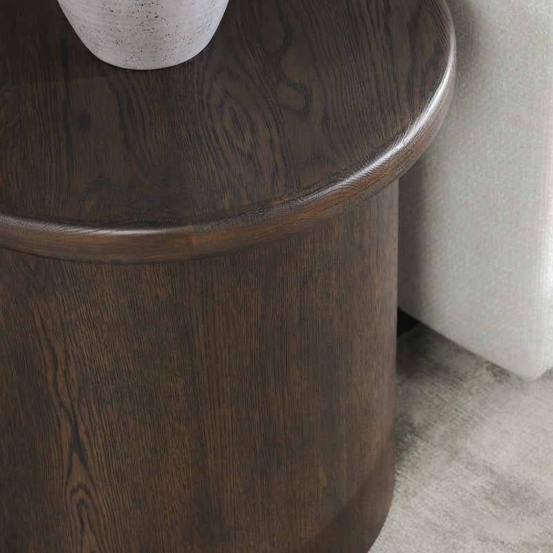 Runa - Oak Veneer 22" End Table - R&R Furniture Gallery (Fountain Valley, CA)